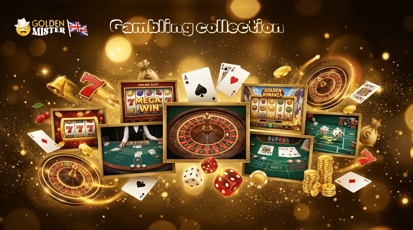 The Golden Mister UK website offers a large collection of gambling games